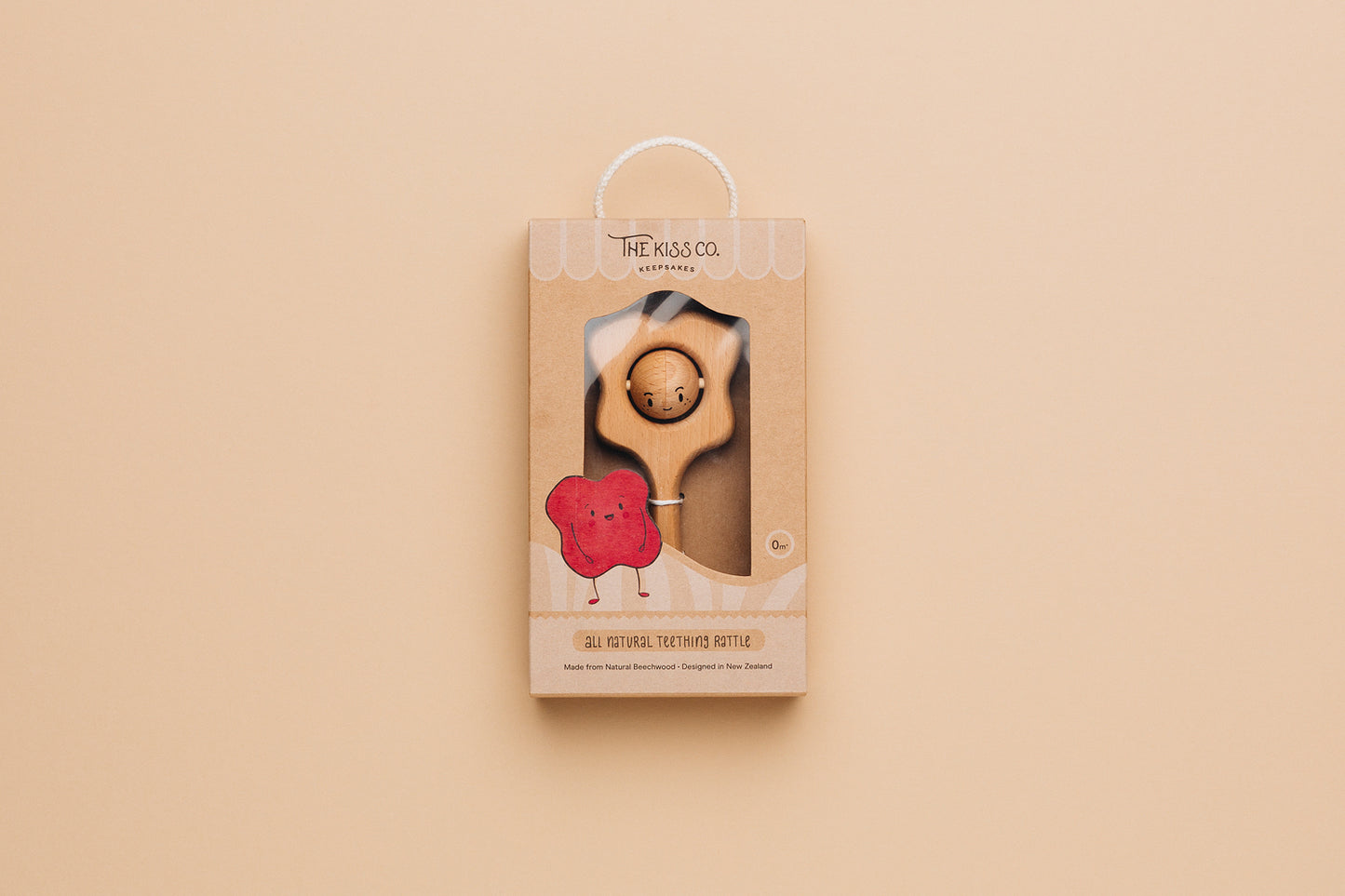 Pēpi Kiss - all natural teething rattle - The Kiss Co