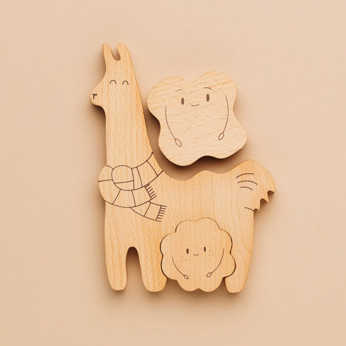 Āpiti - wooden puzzle - The Kiss Co