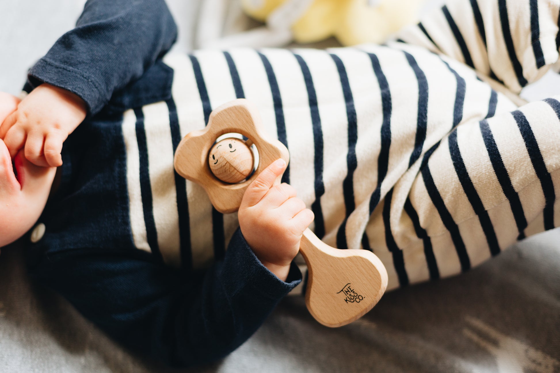Pēpi Kiss - all natural teething rattle - The Kiss Co